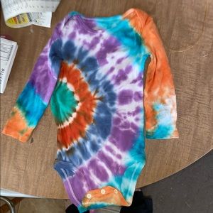 18 month hand dyed and tied Onesie